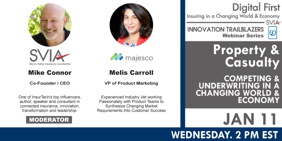 SVIAccelerator's tweet photo. Join @MikeatSpice of SVIA &amp; @carroll_melis of @Majesco_Inc at Our Free #InsurTech #Webinar | Info → https://t.co/XHpecJdbh4 | #DigitalFirst #FutureOfInsurance #PandC #Underwriting #DigitalInsurance #Insurance2023 #InsurTech #SVIAEvents https://t.co/Tt9O8bC9sv