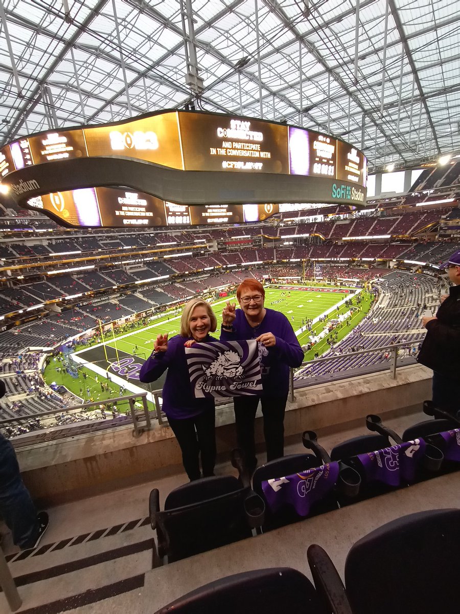 j9riffram's tweet photo. We are ready! @TCUHypnotoad @TCU_Athletics @TCUFootball #CFBPLAOFF #CFPNationalChampionship #GoFrogs #TCUFootball #TCUNation #TCU https://t.co/g0snRGyhvR