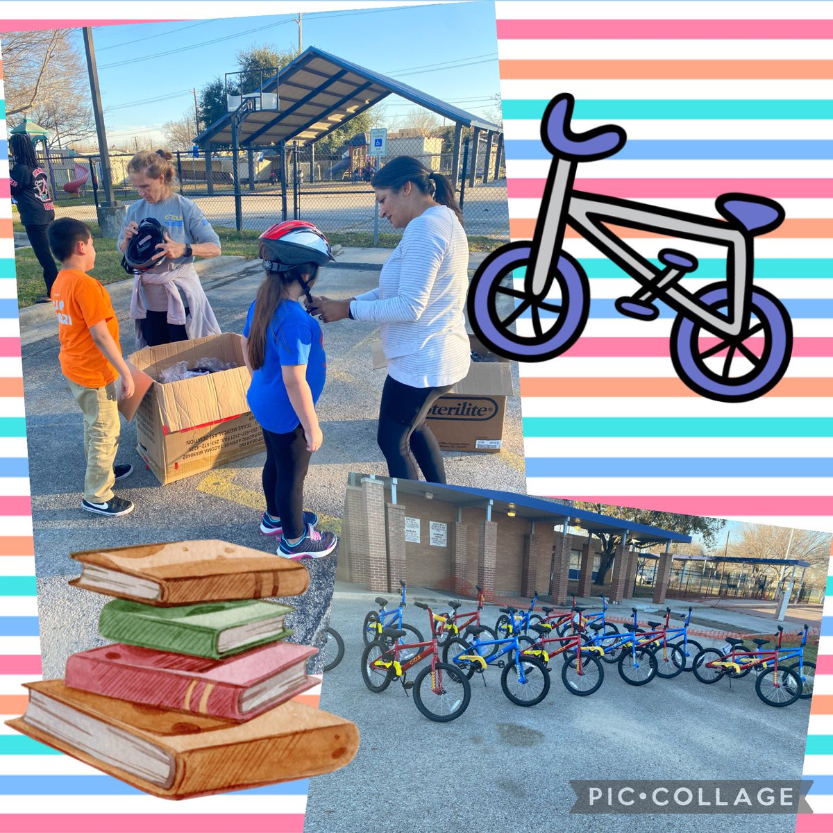 jrharris166's tweet photo. 🤩Thank you @CYCLEHouston and @JRHwrap for organizing this event 🚲which encouraged our 2nd graders to work hard in 📚reading and with 🦅SOARing behavior! 🎮#LevelUpToMASTERY https://t.co/3VhB797aS3