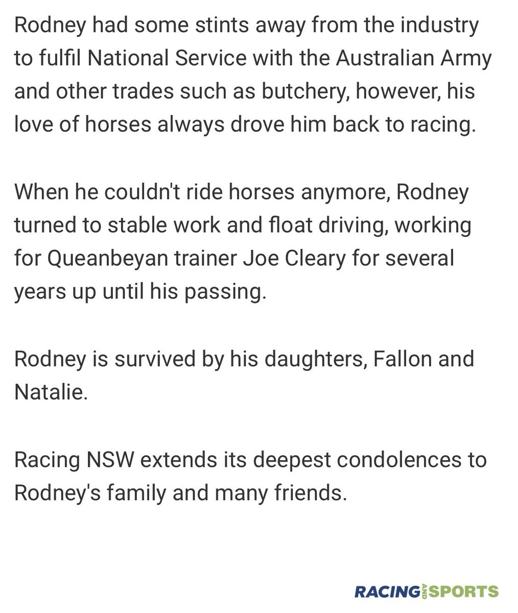 Hey_Tiffany's tweet photo. Via @RandSRacing 
My favourite uncle and my favourite godfather. He got Natalee &amp; I our first pony, Taffy. 
He was a horse whisperer. He spoke to them like they would reply. 
They probably did. 
Greatly missed. https://t.co/Z8gtrRonFH