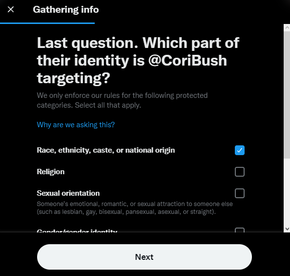 Op_Twelve's tweet photo. @CoriBush @ByronDonalds Lets make sure to report this. https://t.co/fgh6muQor2