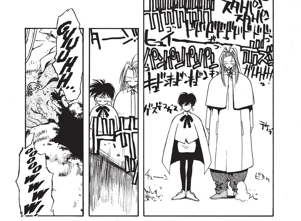 Why wouldn't they translate the SFX?!?! Look at all the text there. Also how can people differentiate the shots from everything else? There's too much action for it to not be translated 💀💀 