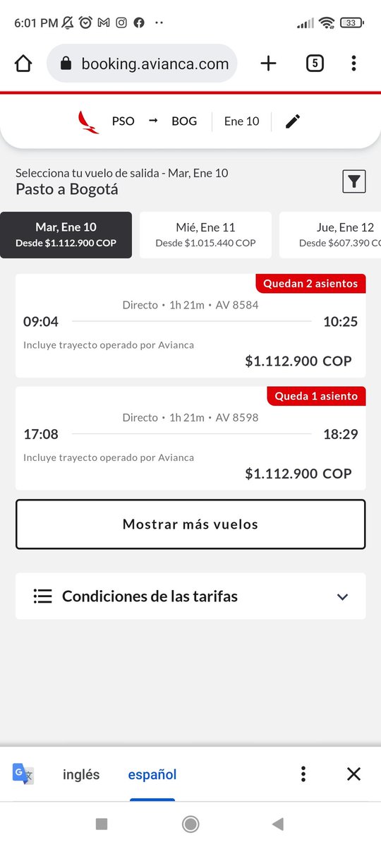 odgigarcia's tweet photo. Las aerolíneas son una porquería, se aprovechan de la tragedia en #RosasCauca que tiene incomunicado a Nariño para sacar provecho.
@LATAM_CO @Avianca @gobnarino @GobCauca @AerocivilCol @sicsuper https://t.co/LAfLF1yG6w