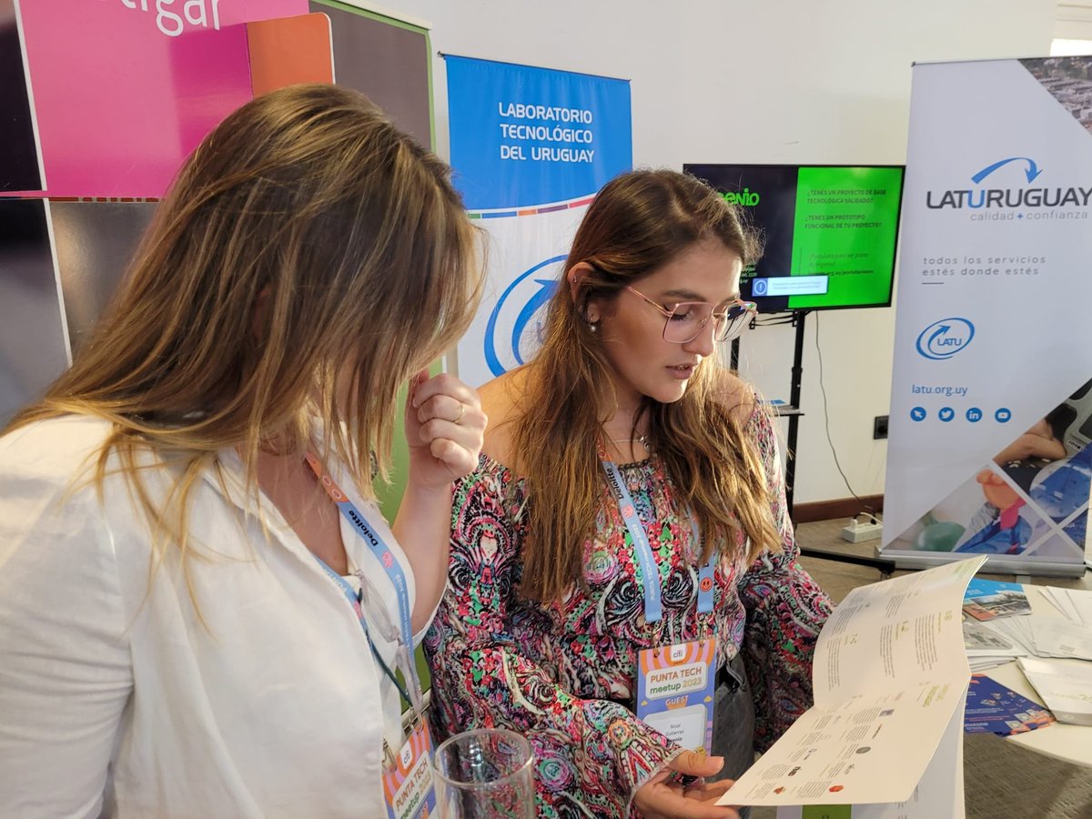 #AHORA👉 ¡Si estás en #PTM2023, te esperamos junto a incubados de <a href="/Ideingenio/">Ingenio</a> y referentes del #LATU en nuestro stand institucional!
Hay mucho para intercambiar sobre  acciones para apoyar el ecosistema emprendedor y tecnológico 💪<a href="/PuntaTech/">Punta Tech Meetup</a>