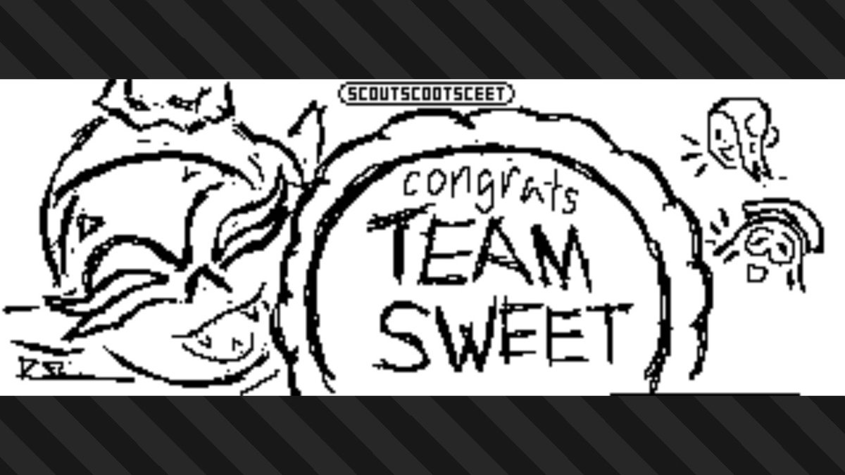 ScoutScootSceet's tweet photo. Congratulations, Team Sweet!

Splatoon 3 plaza [sketch/fanart]

 #Splatoon3 #NintendoSwitch #splatfest #TeamSweet #TeamSpicy #TeamSour #Frye #Shiver #BigMan  #deepcut #nintendo #splatoon #splatoonfanart #nintendofanart #splatoonart https://t.co/bidM5XBcoP