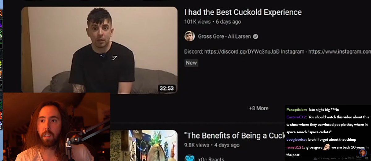 Gross_Gorex's tweet image. Yo @Asmongold my girlfriend is a huge fan. (NO BS)
If you ever want to just stick your dick in her and let it marinate I would be totally cool with that man.

@safsquatch &amp;amp; me think it'll be a good idea for you.