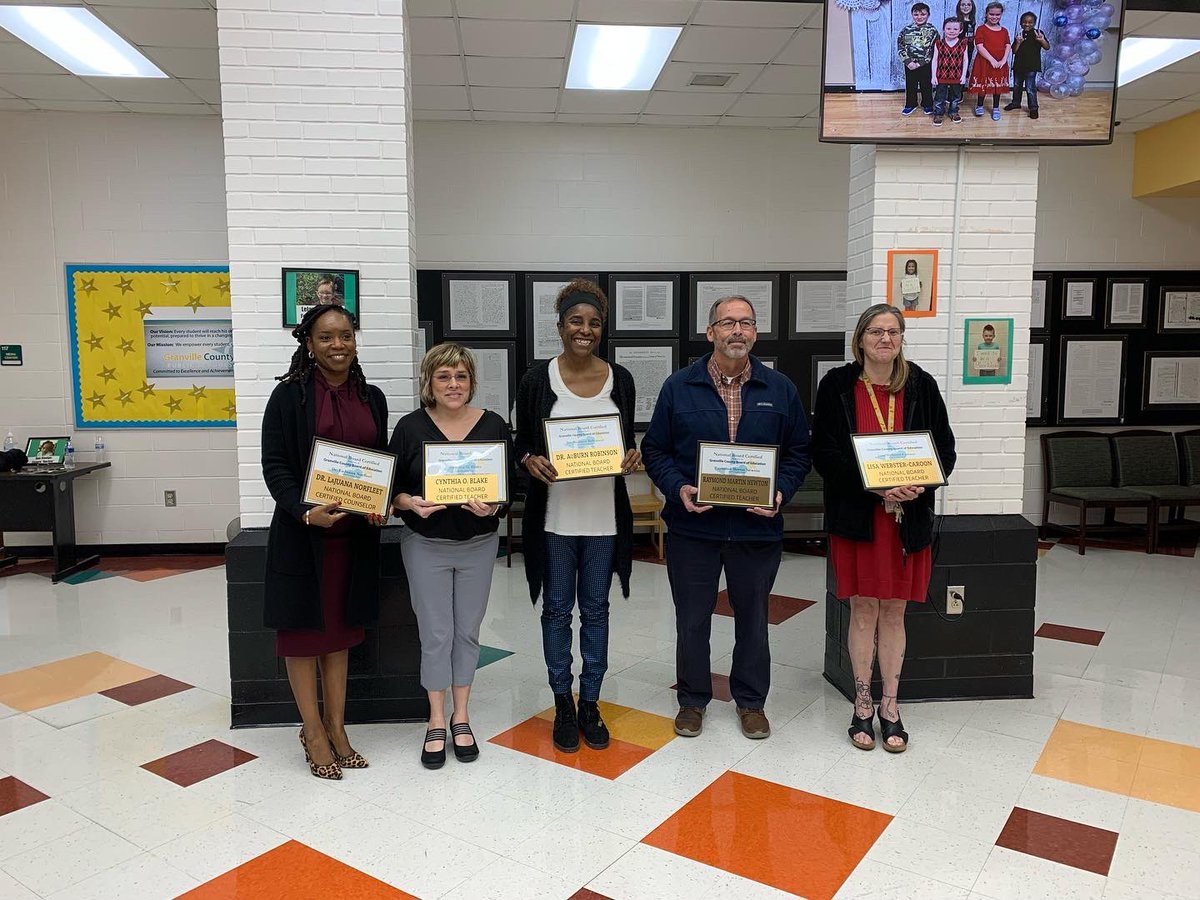 GCPSchools's tweet photo. Congrats to our National Board Certified staff! We are proud of your accomplishments! #MissionPossible #ExcellenceAndAchievementForAll #GCPSHasSomethingForEveryone https://t.co/CFmGewRnzz
