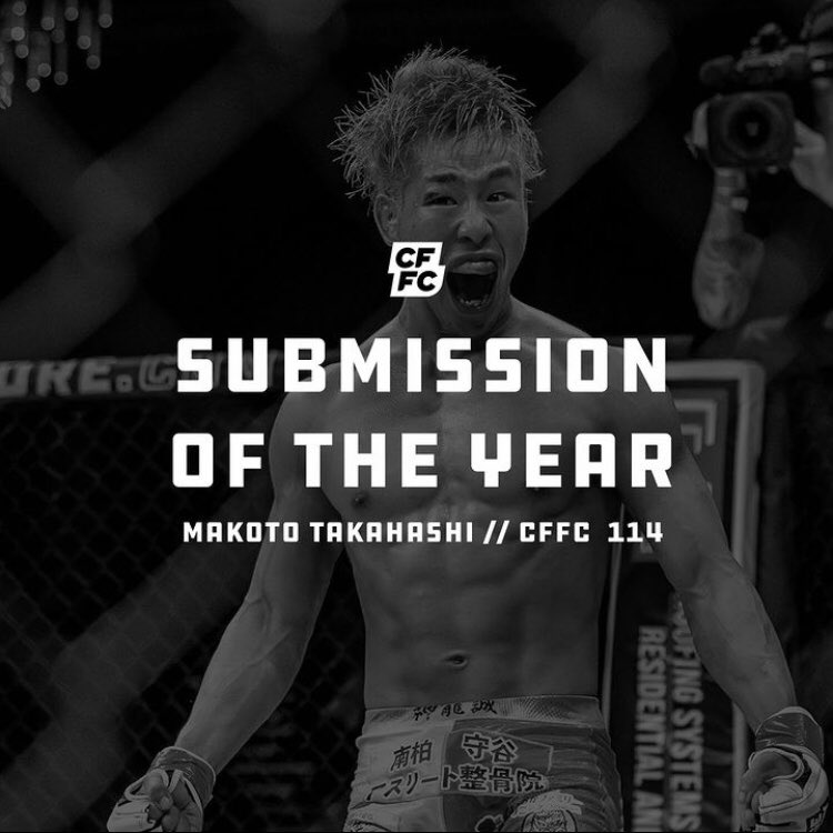 sharakiro's tweet photo. MMAニュースです👩🏻💻
CFFCのサブミッションオブザイヤーに神龍誠選手のニンジャチョークが選ばれました🎉
#CFFC114 https://t.co/qR9QlgrEMm