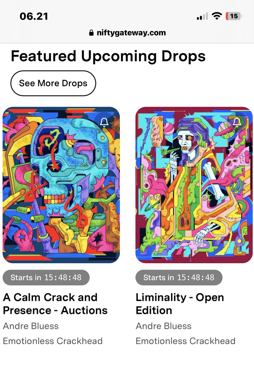 SummerbluessArt's tweet image. My upcoming Genesis drops are featured on the front page of @niftygateway 🫡
Starting in about 15 hours 👀