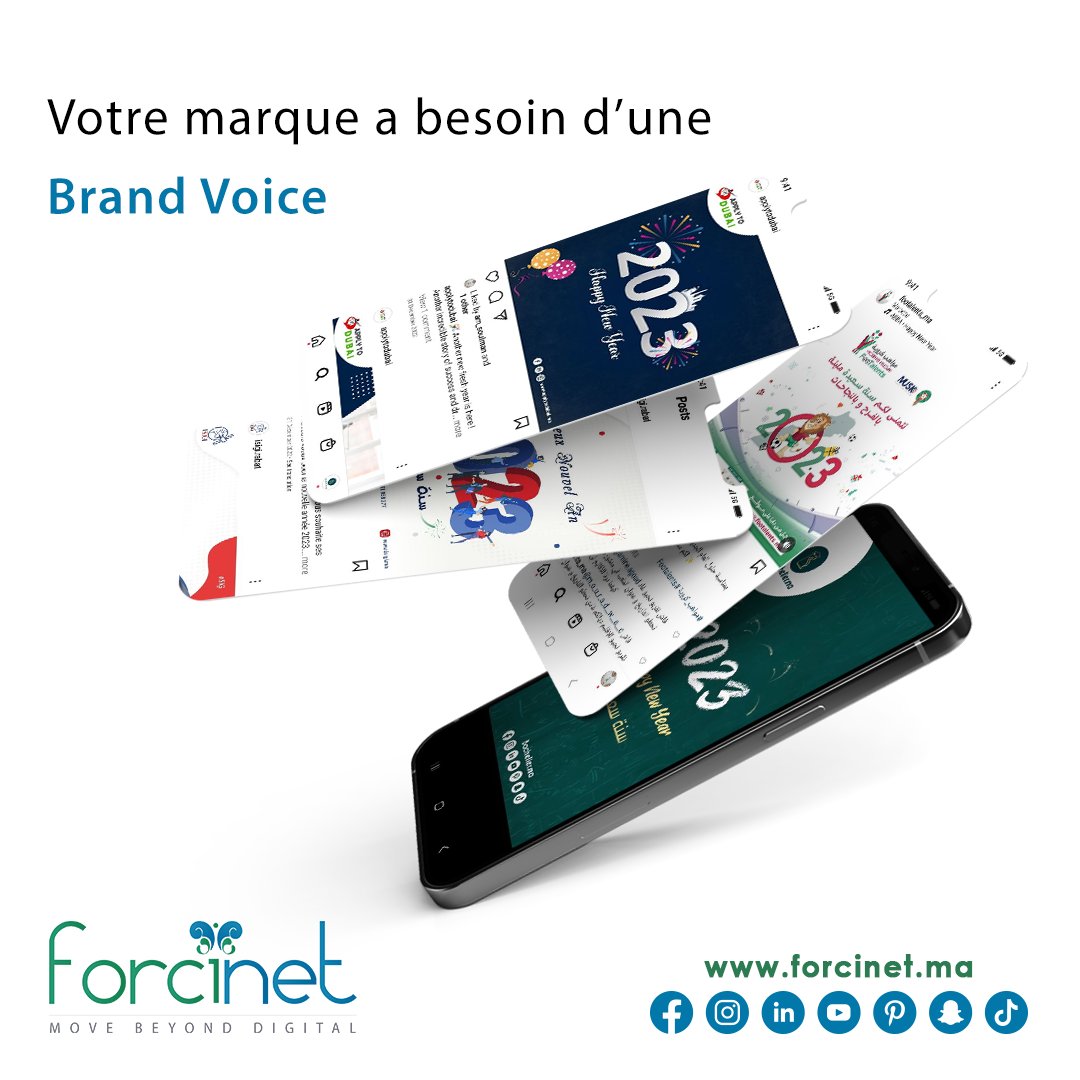 Forcinet's tweet photo. ✨️ Votre #BrandVoice est bien ce qui définit la personnalité de votre #marque, son ton de communication et sa relation avec sa cible.
De votre identité visuelle aux éléments de langage que vous utilisez, soyez cohérents !
#Forcinet
#ForcinetDigitalAdvice https://t.co/5fk6tYMCT0