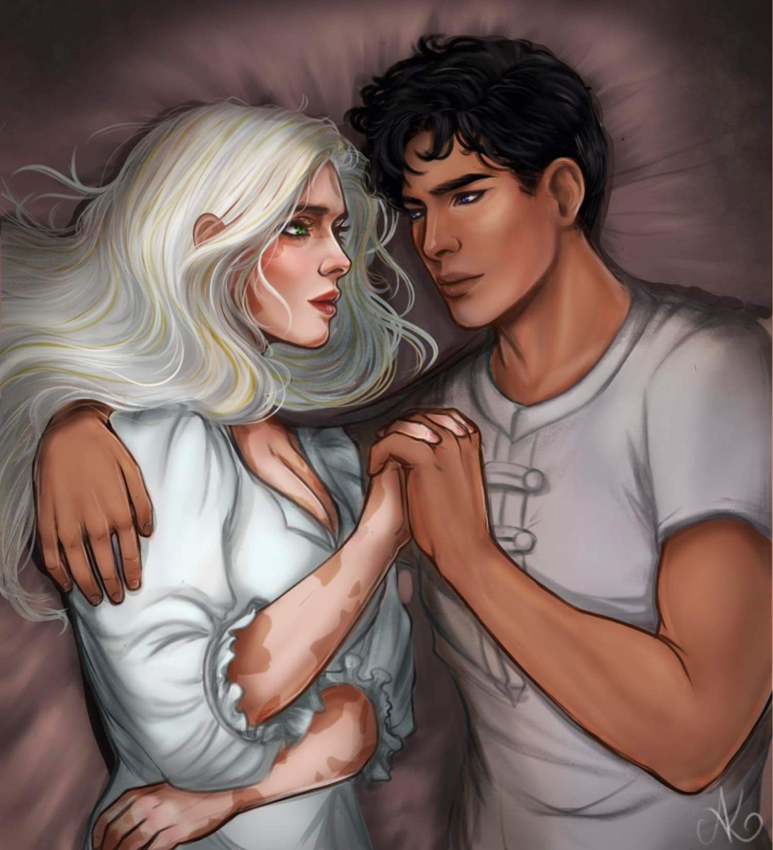 Tisaanah and Max from Daughter of No Worlds by Carissa Broadbent ❤️❤️❤️
