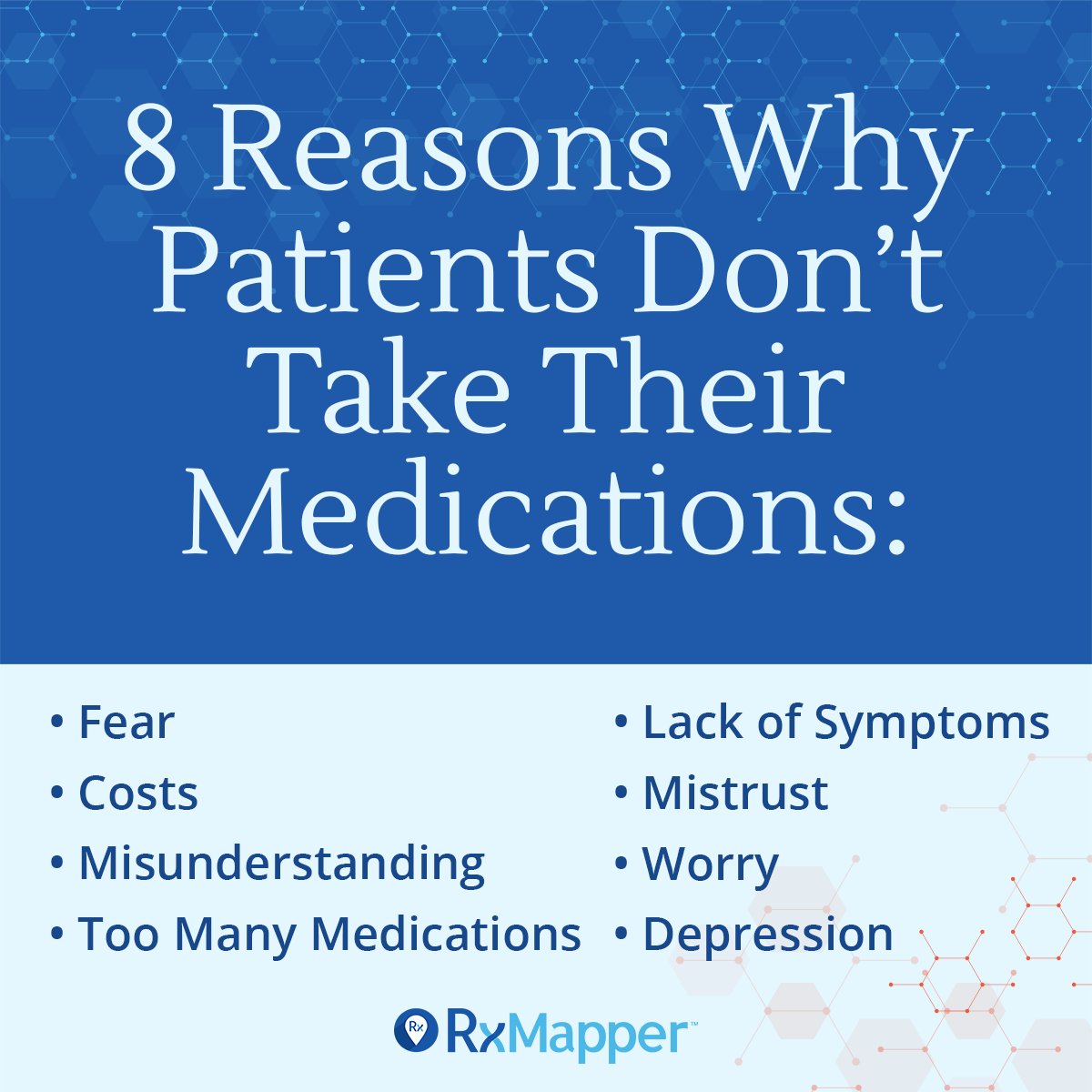 rxmapper's tweet photo. A @MayoClinic survey indicated 91% of patients are more likely to take their medications if they are prescribed based on their #DNA.
 
@RxMapper empowers patients to believe in their medications and helps their provider find the right fit for them.

#employeebenefits #PGx #hr https://t.co/hKElrLwrqx