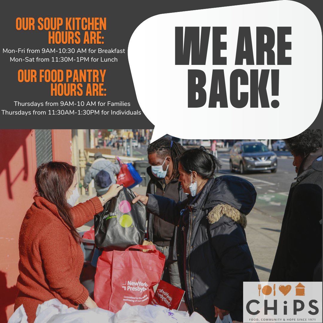 We are back! 

#chipsparkslope #chipsbrooklyn #HappyNewYear2023