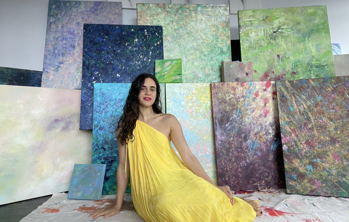 TOMORROW!! Come see me and my 17 paintings in #Atlanta!! Cant wait to see some of you! 5:30-7:30 pm :) 

Ascent Peachtree Penthouse 
161 Peachtree Center Ave NE, Atlanta, GA 30303

#atlantageorgia #atlantaevent #atlantaart #arteventatlanta #aidamurad #arabartist #healingarts