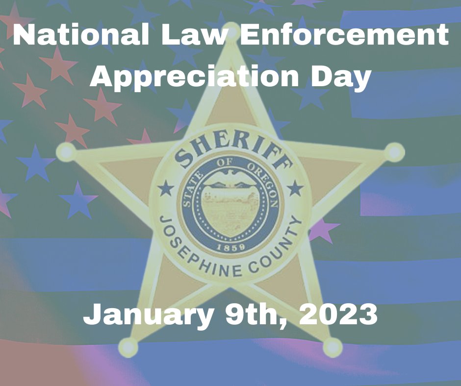 jocosheriffs's tweet photo. Josephine County Sheriff's Office is proud of and thankful for our Law Enforcement partners that we have working alongside us protecting and serving our citizens.

#LEAppreciation #LEO #NationalLawEnforcementDay #ProtectingWithCourage #ServingWithCompassion #JosephineCountyStrong https://t.co/mJKath7s7s