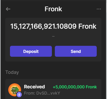 stacked up too much $FRONK so lets have fun

<a href="/hey_wallet/">Hey Wallet!</a> send 20000 $FRONK to the first 2000 retweets

follow / like / rt to win❗️ #Giveaway