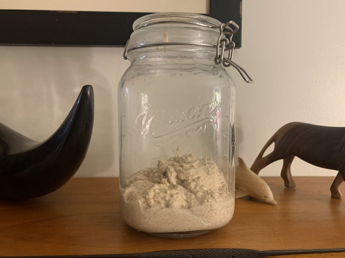 Tonight Aunt Linda feasts, tomorrow she works, and Wednesday she creates!!  #sourdough