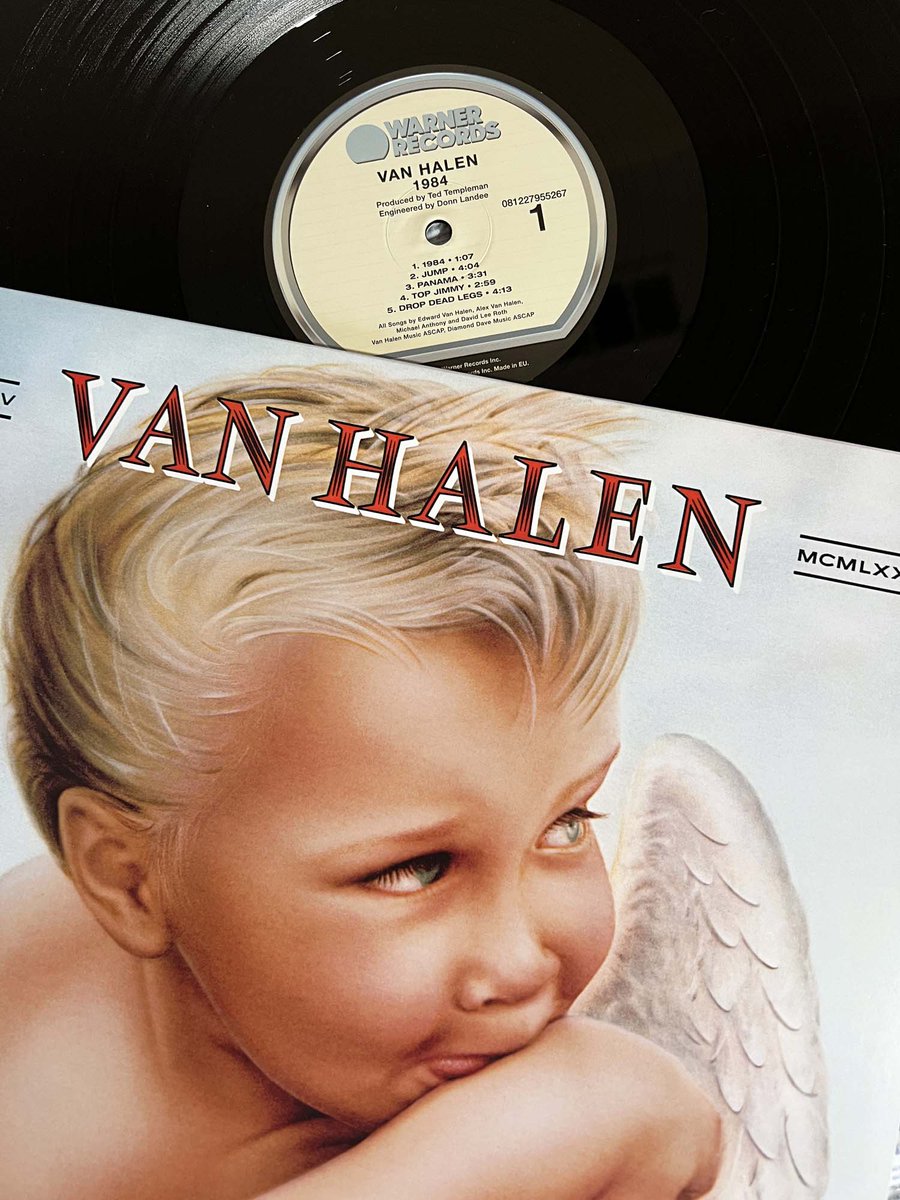 #ReleasedOnThisDay: 1984 by Van Halen
Released January 9, 1984

What's your favorite track off of this monumental album?

#NowSpinning #VanHalen #The80s 
#VanHalen1984 #ILoveThe80s 
#80sMusic #ClassicVinyl 
#EddieVanHalen
#DavidLeeRoth
#VinylRecord  
#RockMusic