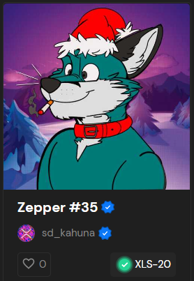 Steve (@sd_kahuna) on Twitter photo #SGS #solonation #XRPLedger
Hello everyone,
Meet my Zeppers from <a href="/ZeppersFoxClub/">Zeppers Fox Club</a> ❤️ #35 is my Santa Hat Zepper 💎 There are a couple available still but the sell out fast 🌟
Web: zeppersfoxclub.com
Discord: discord.gg/WyuEEvKf
Coll: sologenic.org/profile/zepper… #SGS #solonation #XRPLedger
Hello everyone,
Meet my Zeppers from <a href="/ZeppersFoxClub/">Zeppers Fox Club</a> ❤️ #35 is my Santa Hat Zepper 💎 There are a couple available still but the sell out fast 🌟
Web: zeppersfoxclub.com
Discord: discord.gg/WyuEEvKf
Coll: sologenic.org/profile/zepper…