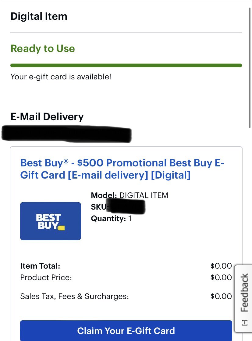 nikwithaKnotaC's tweet photo. @PriceErrors Bestbuy Glitch
$146.49 with $500 giftcard 🔥✅
#PEontop https://t.co/dnjbRRStxi