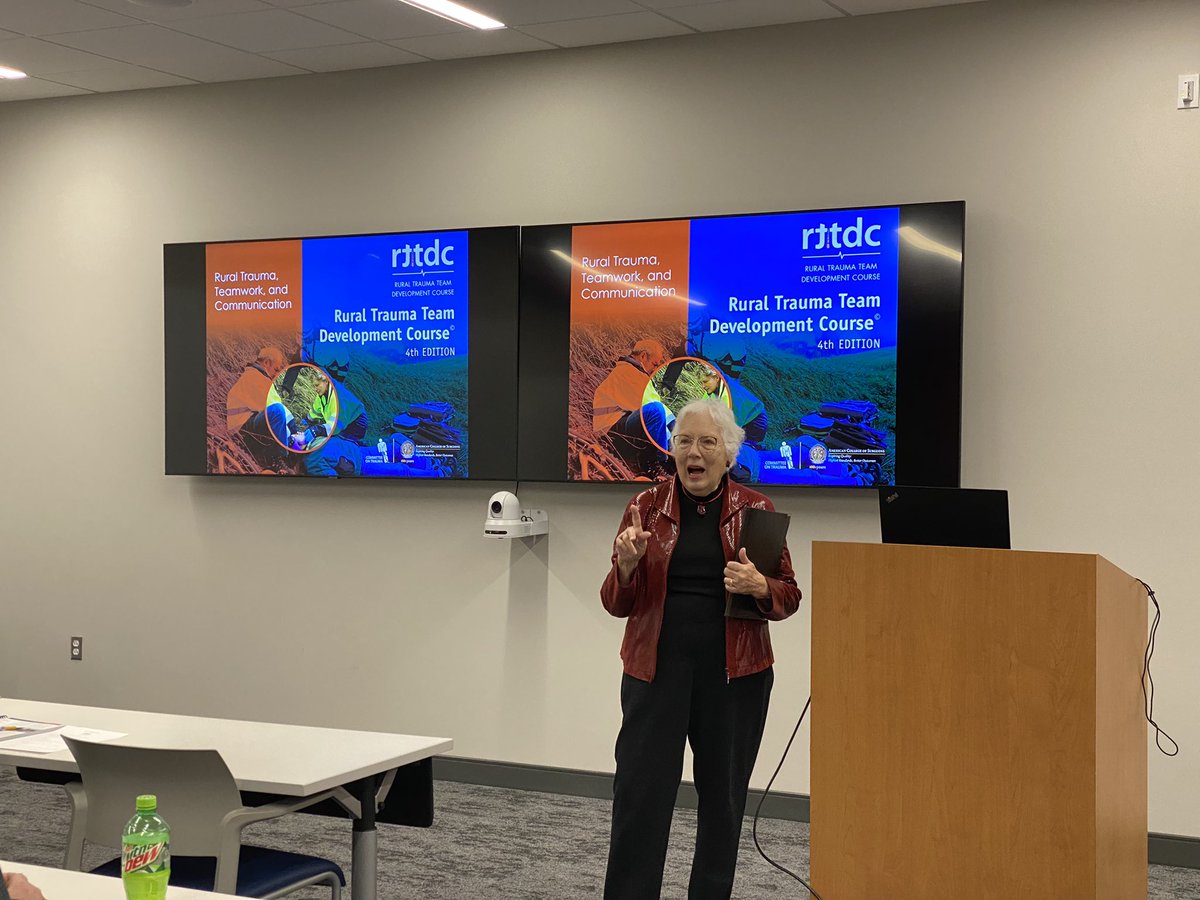 Rick Sidwell (@rsidwell) on Twitter photo Some days have a special treat. Teaching #RTTDC in Marshalltown, where it all started in 1997. Mary Foley, 30+ year nurse at the hospital and wife of Dr. Tom Foley (the one who started it all), gave the introduction. Humbled to be there. <a href="/acsTrauma/">The ACS Committee on Trauma</a> <a href="/IMMC_Trauma/">Iowa Methodist Medical Center Trauma Services</a> <a href="/AndrewTRAUma/">Andrew Trau</a> Some days have a special treat. Teaching #RTTDC in Marshalltown, where it all started in 1997. Mary Foley, 30+ year nurse at the hospital and wife of Dr. Tom Foley (the one who started it all), gave the introduction. Humbled to be there. <a href="/acsTrauma/">The ACS Committee on Trauma</a> <a href="/IMMC_Trauma/">Iowa Methodist Medical Center Trauma Services</a> <a href="/AndrewTRAUma/">Andrew Trau</a>