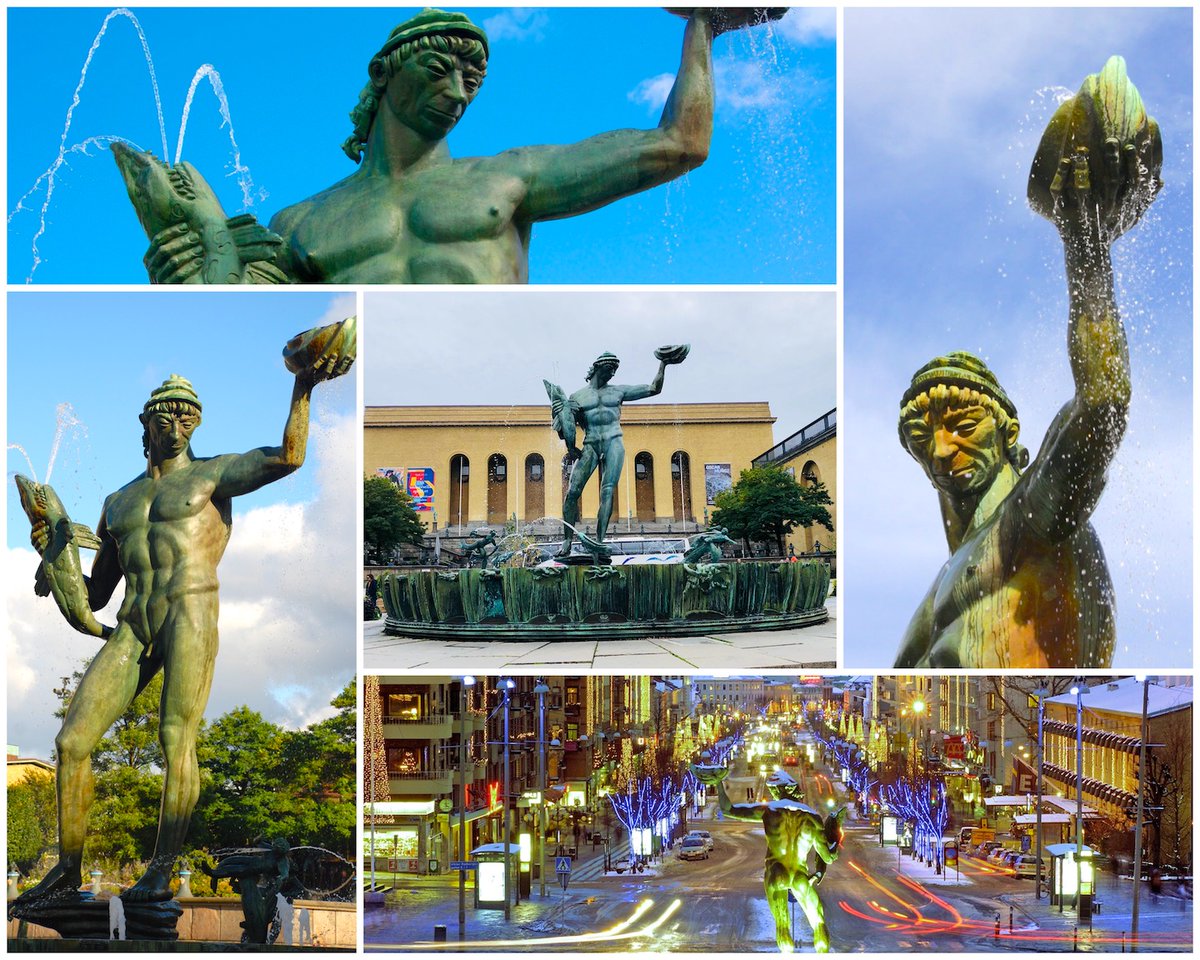 AzorcanTours's tweet photo. #WORLDJUNIORS 2024 - #POSEIDON
The statue of the sea god from Greek mythology, #Poseidon, by Carl Milles is one of #Gothenburg’s most famous landmarks. It is situated at the centre of the #Götaplatsen square, which is at the top of the city's main boulevard, the #Avenyn. https://t.co/nFER0KIp89