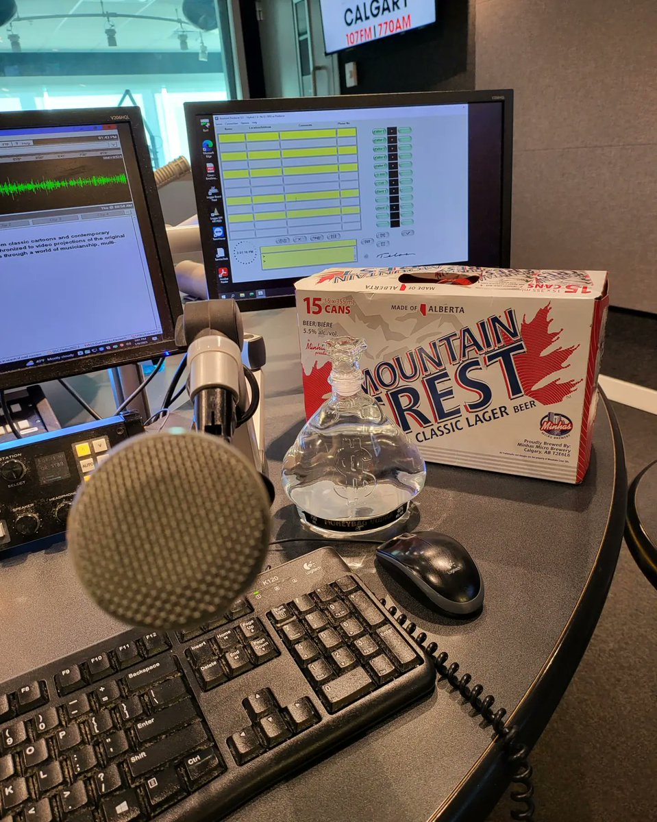 manjitminhas's tweet photo. Thanks to the legendary @tedhenley and @qrcalgary for having me (and Moneybag Vodka and Mountain Crest Lager! ) as your very first guest on the new iconic radio show! Congrats on being the first station to be on both AM and FM!
#TheDriveHome #yycradio #QR770 #QR107 #Corus https://t.co/btMgfRj0Ev