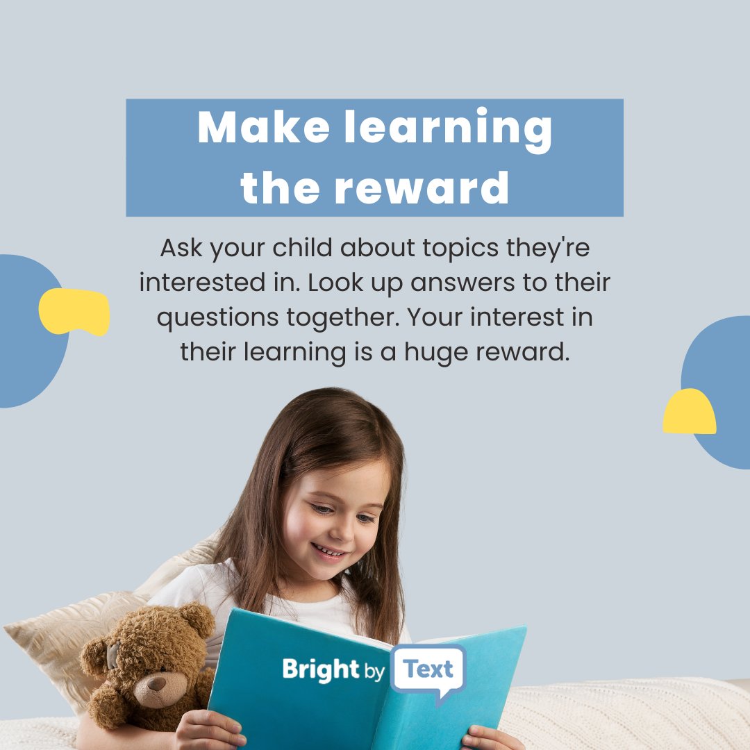 BrightbyText's tweet photo. Set your child up for a lifetime of loving learning with these three simple tips!
#parentingtips #parenting101 #BrightByText #learning #learningtricks #learningtips https://t.co/PlHV32lgKo