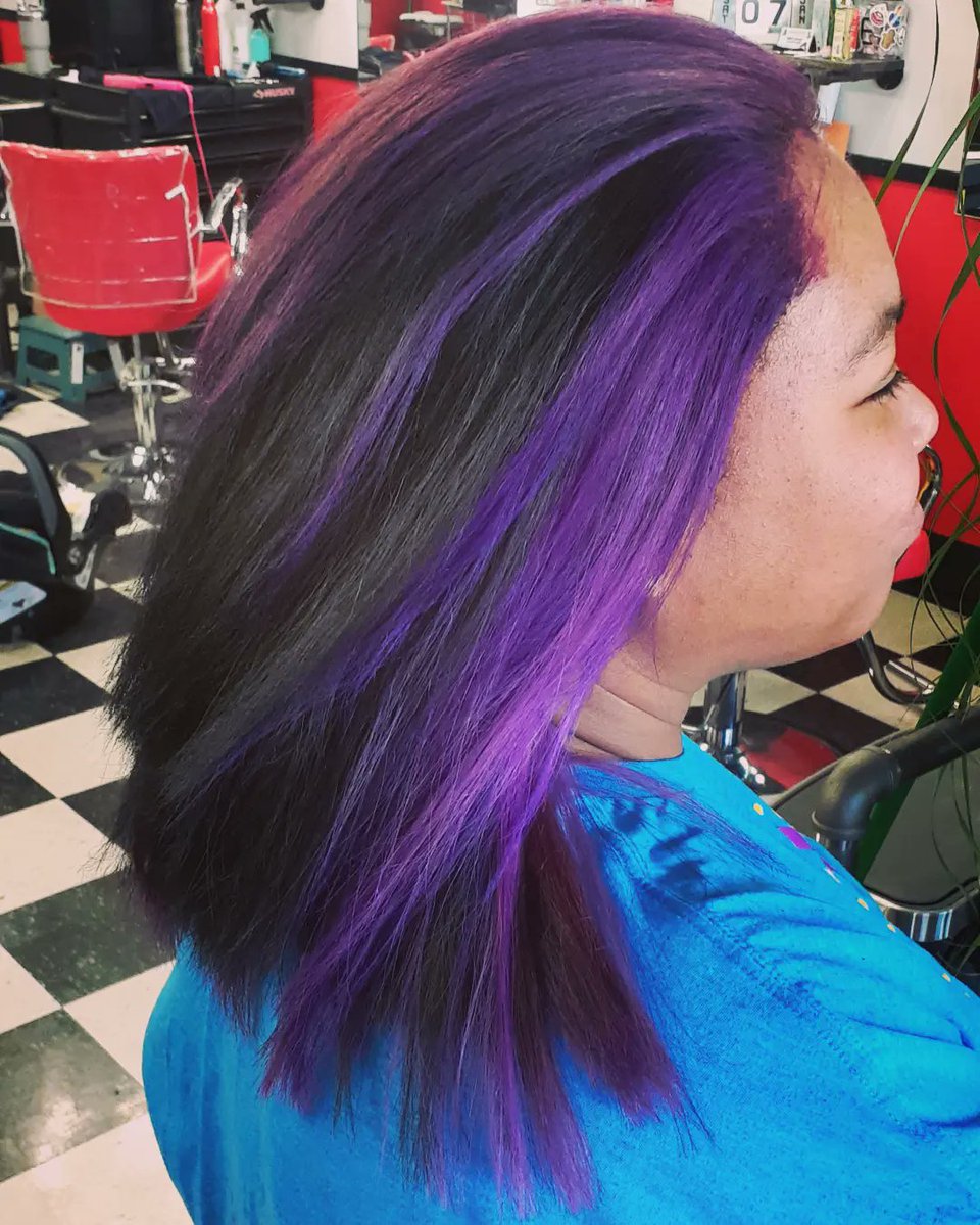allistegall's tweet image. Work 💜facebook.com/alliathairslin… #pulpriot #pulpriotvelvet #purplehair