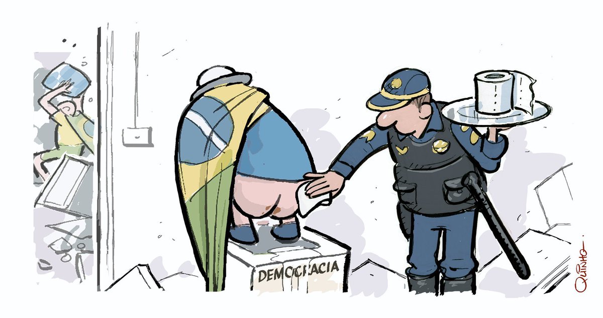 juninhonj's tweet photo. Que a @pmdfoficial apure, e puna, os policiais coniventes que ainda fazem parte da corporação. 
Esses policiais envergonharam o país, e os seus colegas, que levam suas profissões e carreiras com seriedade e dedicação. #DemocraciaSempre https://t.co/GFpJf2WVga