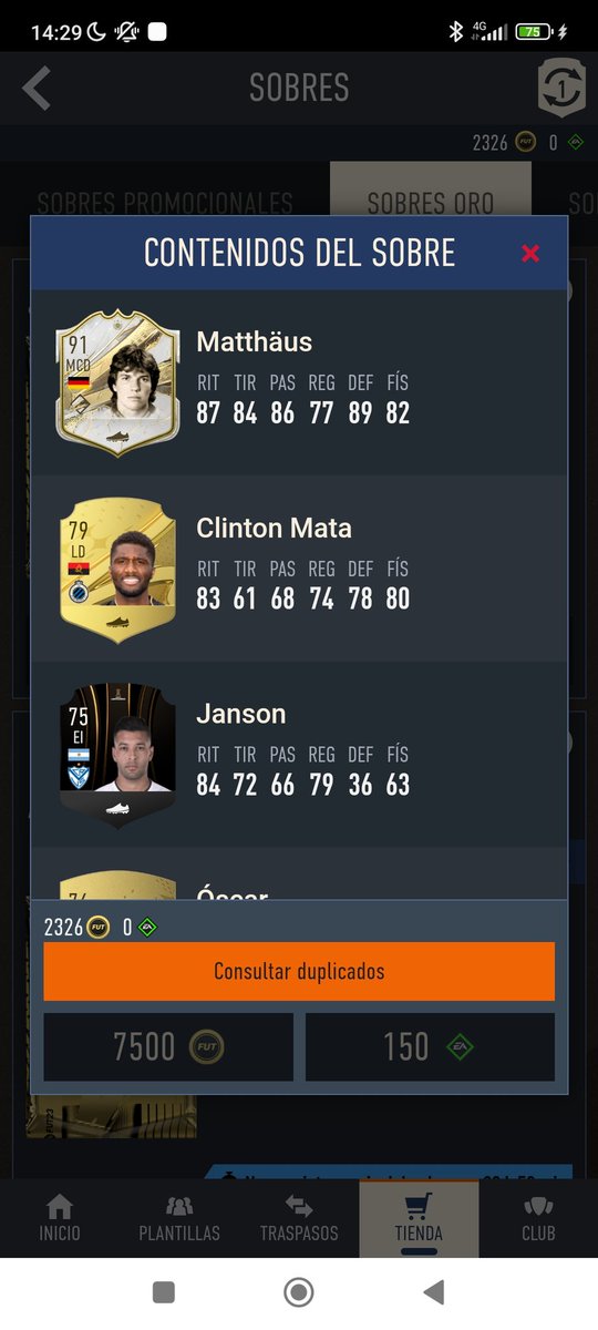SKDAngel's tweet photo. Que probabilidades hay de que me salga en 20 días dos veces Matthaus????? https://t.co/cWXdnCcOWB
