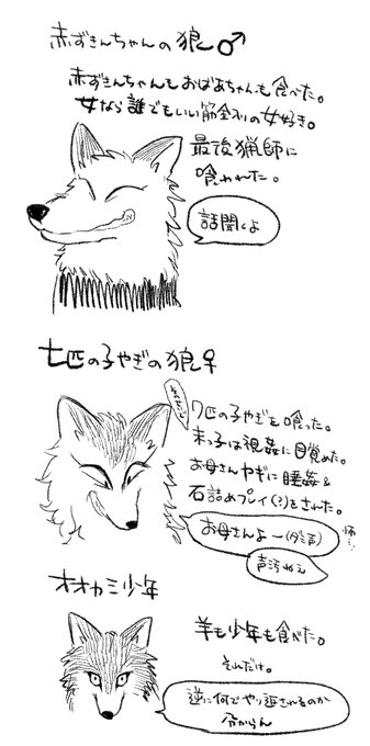 色んな🐺♂♀ 