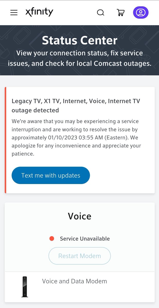 PookBrown's tweet photo. Dear @Xfinity @XfinitySupport the National Championship game is on tonight. WTF!!!!! https://t.co/W77R3d1XJK