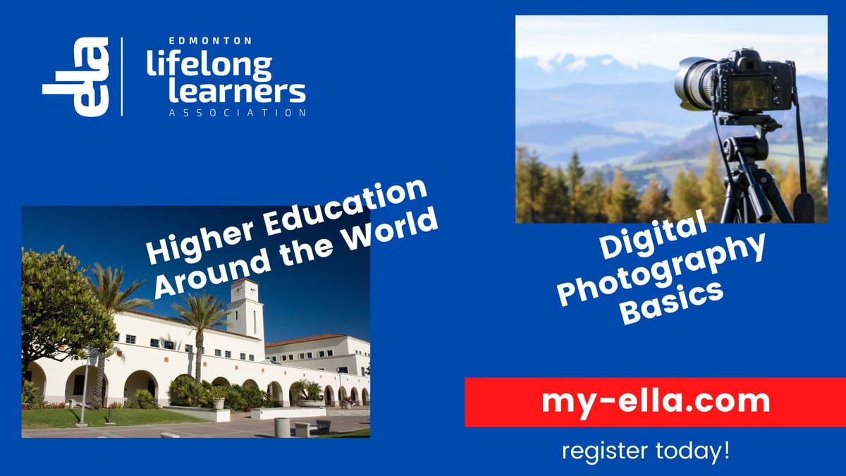 ella_yeg's tweet photo. Our Winter Courses are starting soon - but there's still time to register. Visit https://t.co/22lrLekNoW and sign up today!  Take this opportunity to learn something new, and impress your friends and family! 😄 https://t.co/0sXvUpbyME