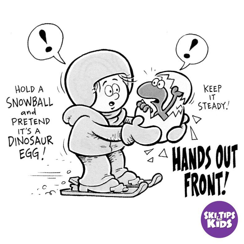 skitipsforkids's tweet photo. "Another easy game is to make a big snowball and try to carry it out front with both hands. Pretend it's a fragile dinosaur egg, so don't drop it! Can you carry it all the way to the bottom of the run?"
__
#skitipsforkids #skikids #firsttimeskiing #firsttimeskier #… https://t.co/zy58Xodfh3