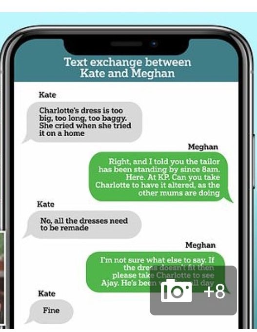 IsaMbandi's tweet photo. So Kate Middleton spoke like that to Meghan four days before the wedding and the #DailyFail is trying to make Meghan look bad? No 04 year old cares about a large dress! #KateIsABully #PrincessOfBullying #KKKhate #KarenMiddleton https://t.co/CR5LlMOJ52