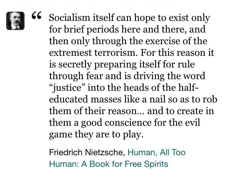 MichaelKiesel6's tweet photo. Nietzsche wrote this in 1878. #RetweetTruth https://t.co/gx8jWlW4AQ