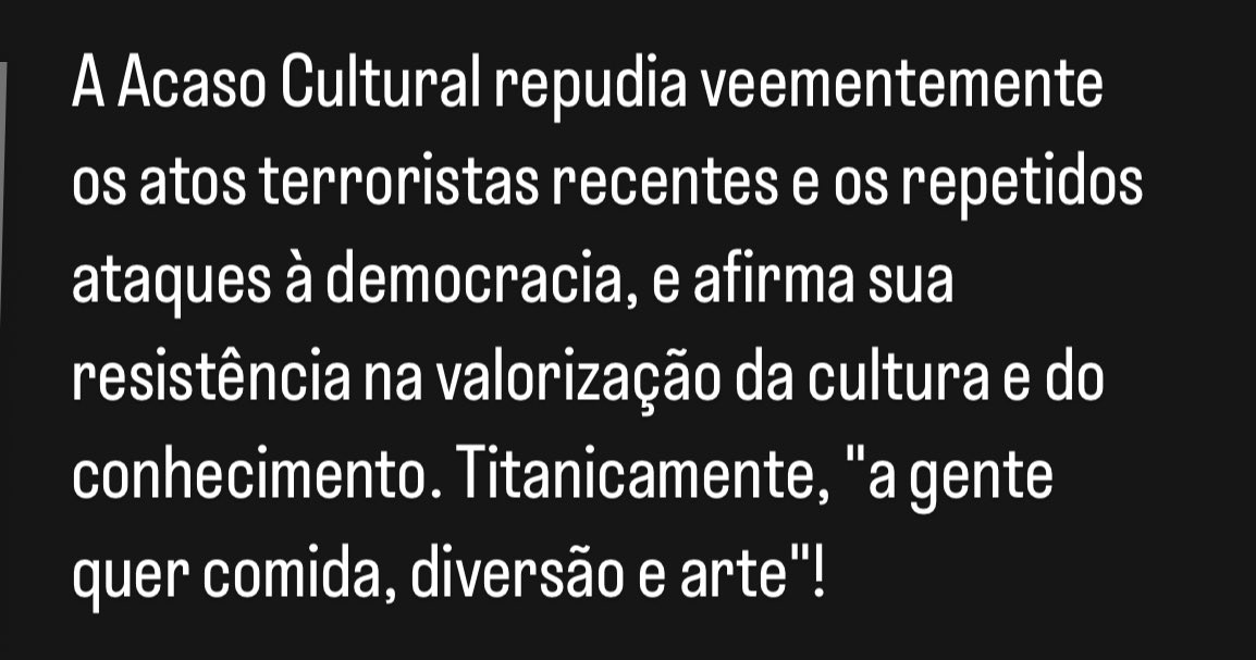 Acaso Cultural tweet media