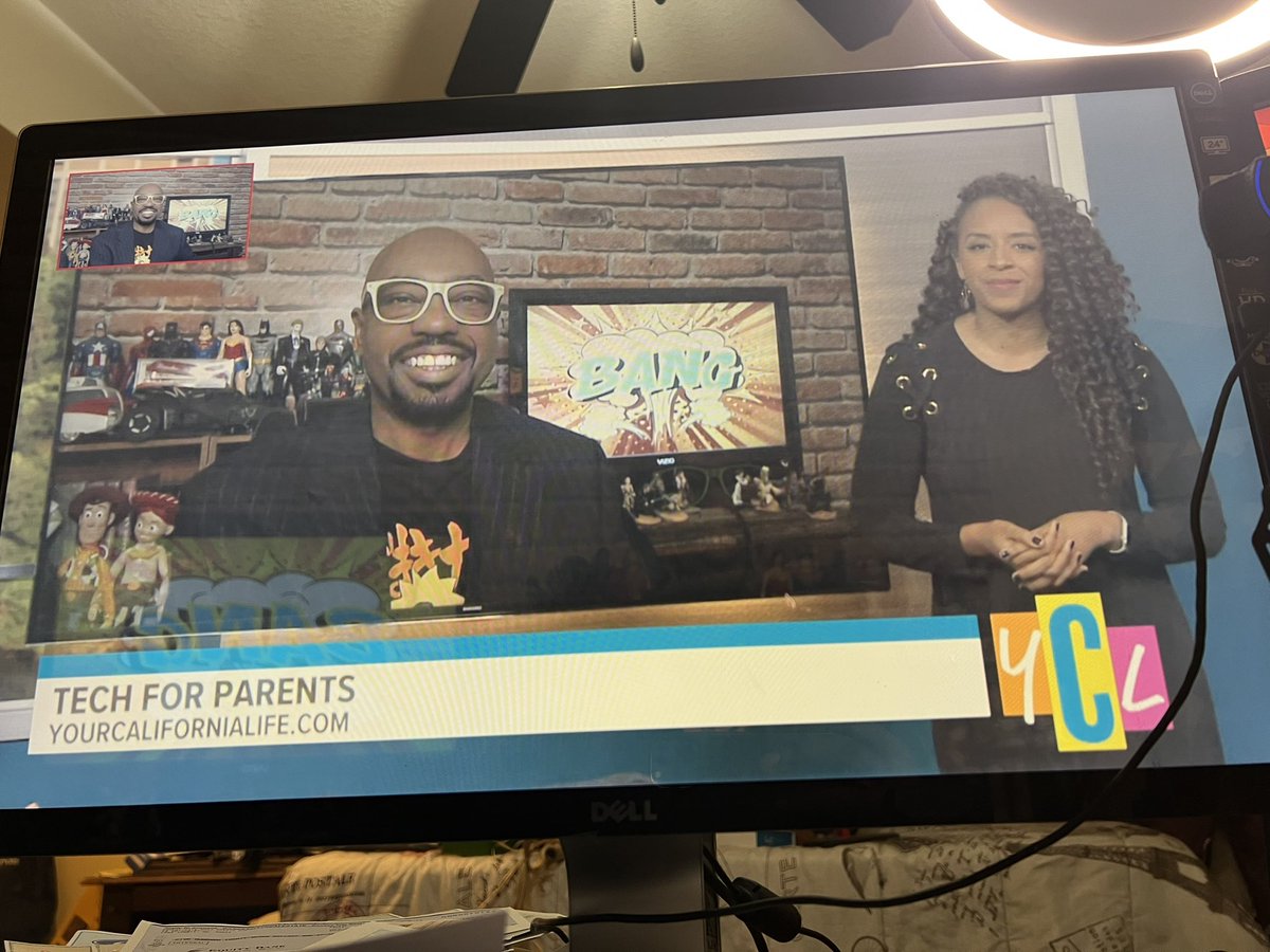 BurtonKelso's tweet image. Started the day making another appearance virtually on @yourcalife with @desi_wins sharing some tech resolutions all parents need to make in 2023 #techresolutions #newyearsresolutions #onair #techexpert