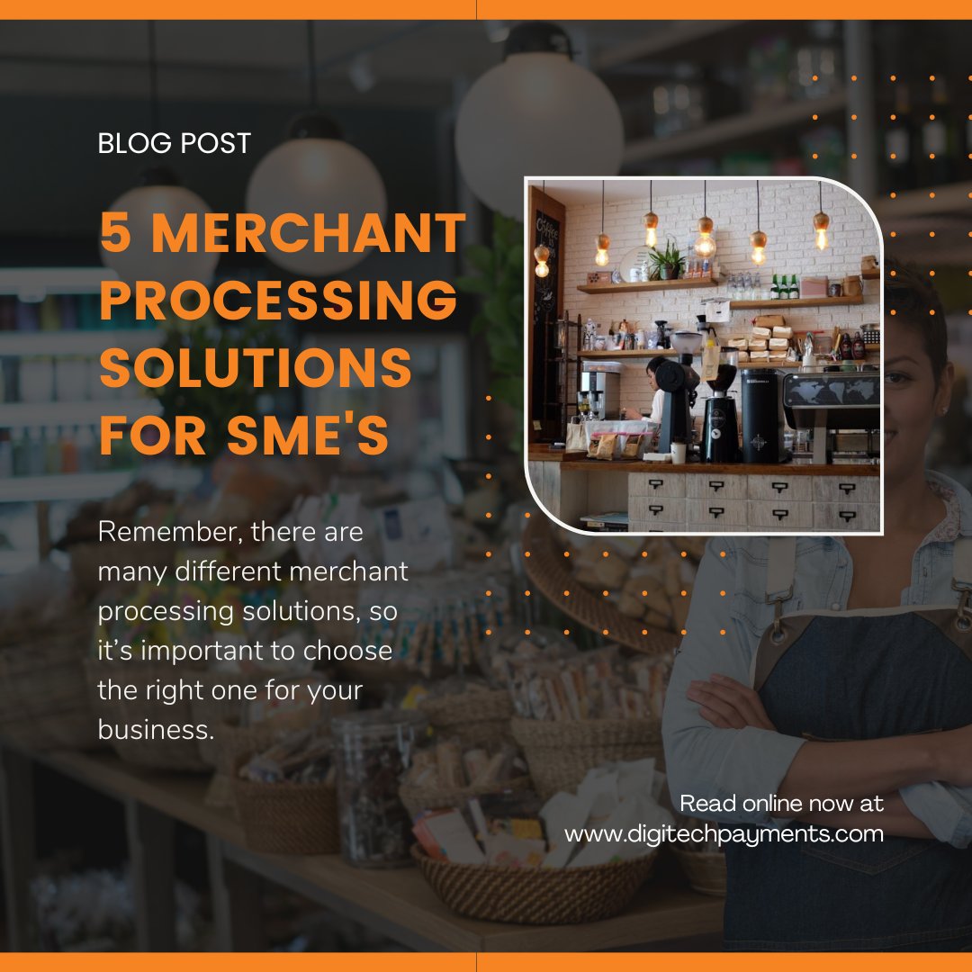 Check out our website to read our new article discussing 5 merchant processing solutions for SME's.

#paymentsolution #merchants #merchantservices #smallbusinesses #smallbusiness #smallbusinessowner #fintech #montreal #canada #paymentprocessor #creditcard #paymentprocessing