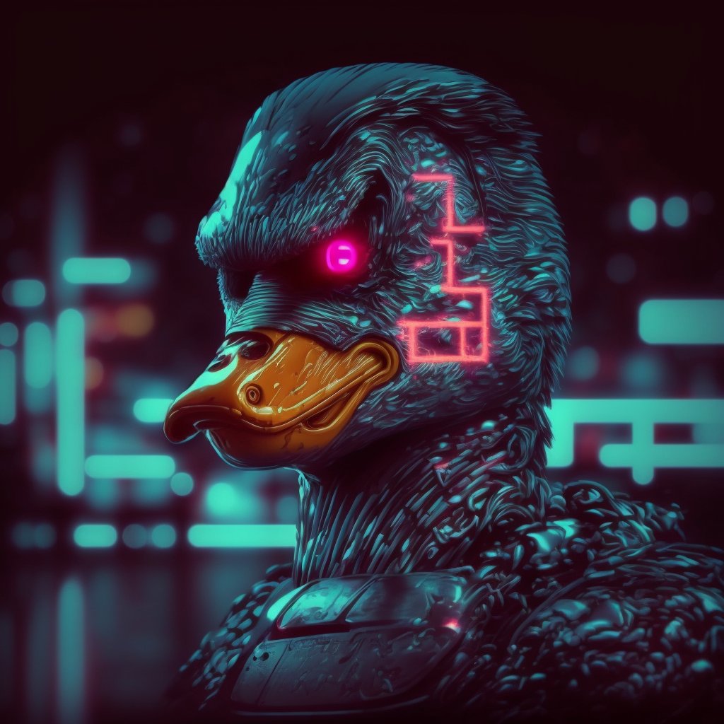 Terminator Ducks 🤖🦆 seat at 25 $eGLD FP

<a href="/ElrondDucks/">The Ducks</a> #2229 does not *UCK around !