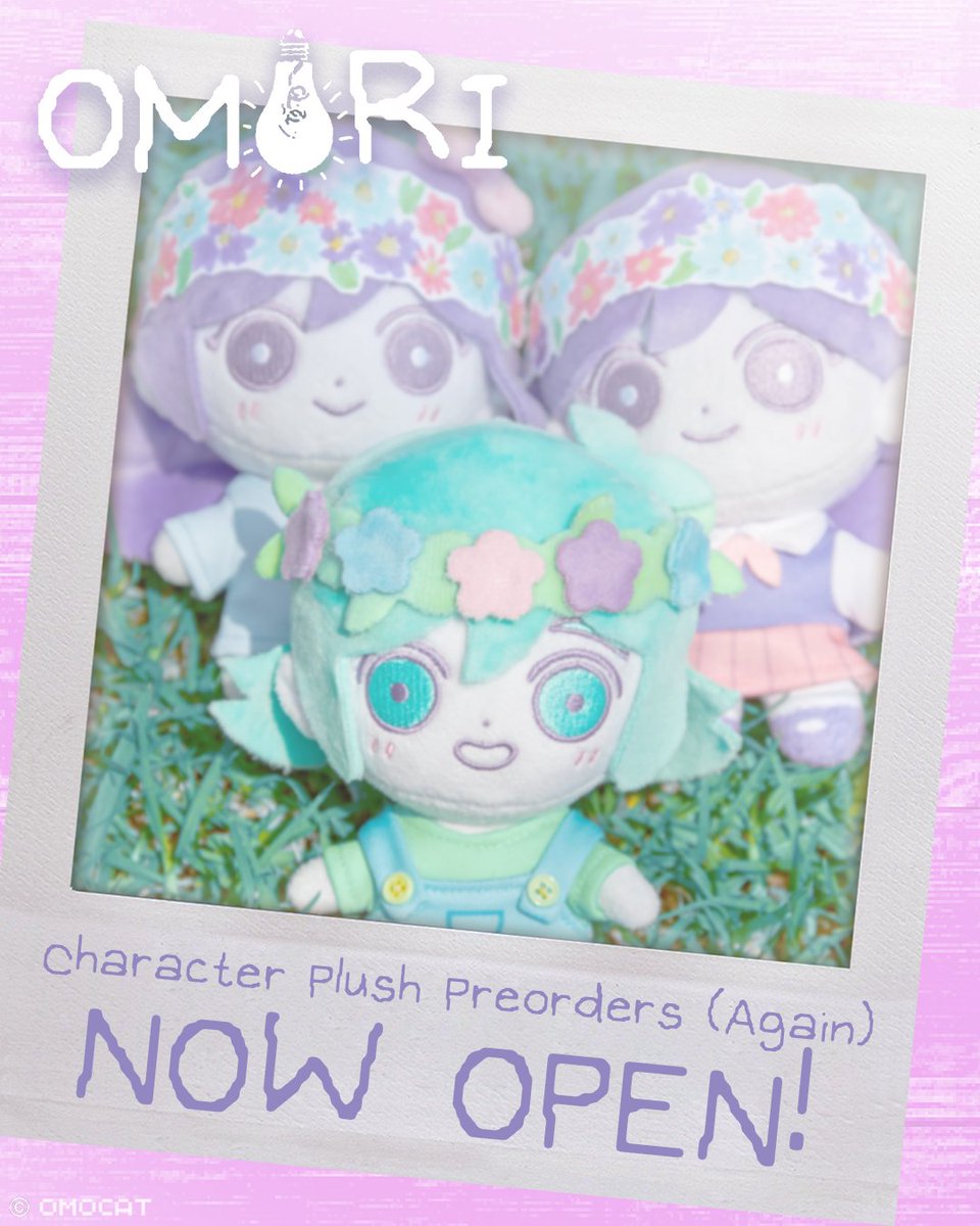 OMOCAT on X: OMORI plushies are now open for pre-order!  (  / X