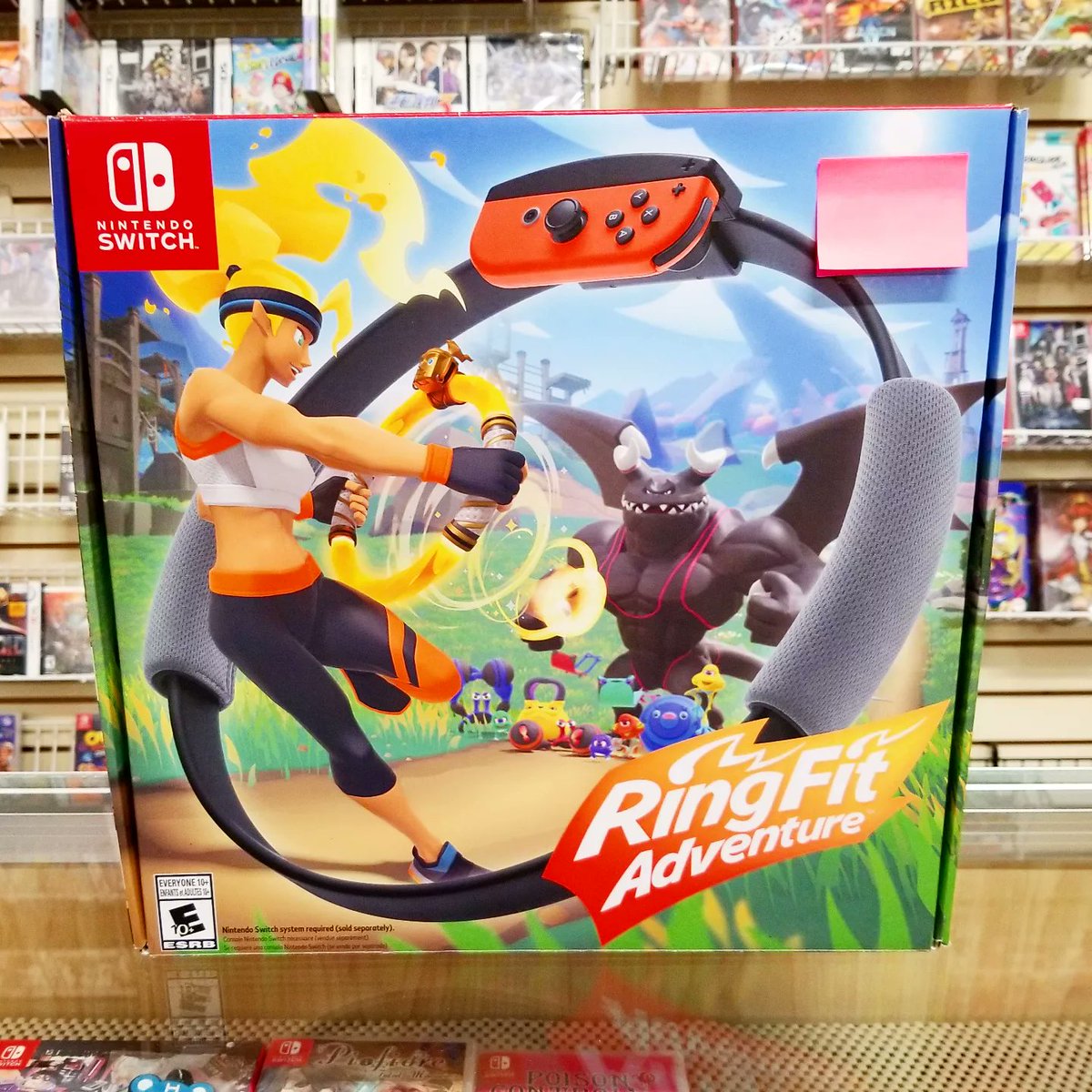 Game_Realms's tweet photo. We got #RingFitAdventure on #NintendoSwitch in stock at Game Realms store in Burbank California!
We ship in USA.

#Nintendo #Switch #RingFit #Excercise #WiiFit #JoyCon #Fitness #Yoga #RingCon https://t.co/8F9vB7lUvM