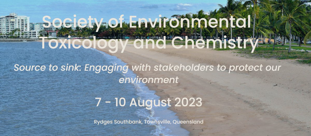 The SETAC AU 2023 Conference website is now live😱

Check it out to stay in the loop!
 setac-au2023.org.au
#SETACAU2023