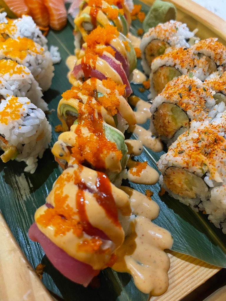 Mentally I'm here 

eating sushi 

at Acme 📍