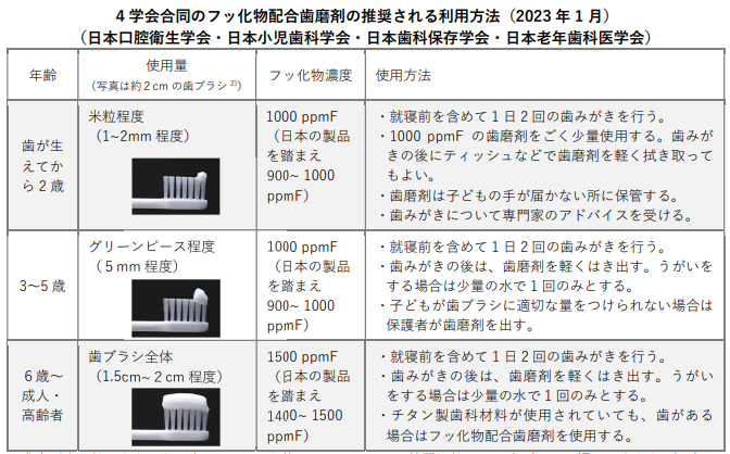 sho_el's tweet photo. ついに！
国内のフッ化物配合歯磨剤の使用法が更新されました！！！
国外の基準と同様子どもも1000ppmF推奨に、６歳以上は1500ppmFに変更がされています。
改めてしっかり周知していけるよう、僕も微力ながら努めさせていただきます。
みなさんもぜひ伝えていってください！

https://t.co/DhMzGQEjJy https://t.co/VJly5YiYsI