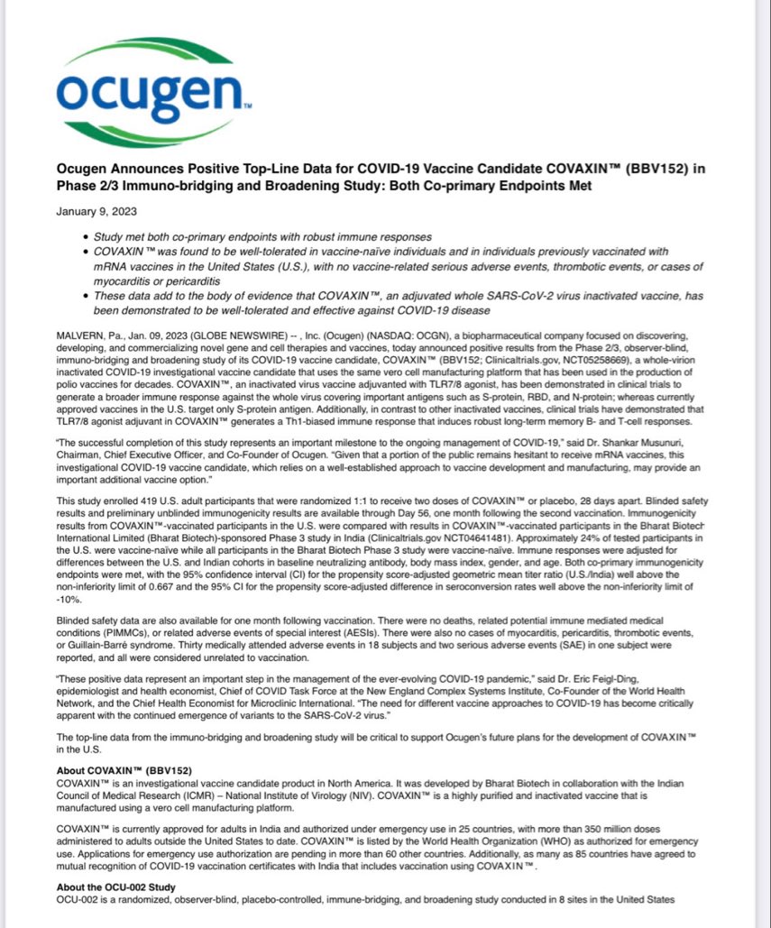 BRexNew's tweet photo. The reason is they’ve pushed a gene therapeutics drug classing it as a vaccine! When will @WHO @US_FDA @GHS release #Covaxin to the world and allow its use! #HealthCorruption @MartyMakary @AndersonAfDMdEP @CristianTerhes @DrAseemMalhotra @drsimonegold @DrJBhattacharya @levy_o https://t.co/AuqNPctEyy