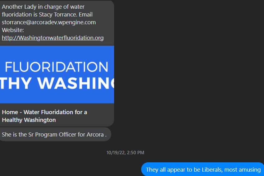 MatthewMG2's tweet photo. An insider is providing us with information. The agenda to #Fluoridate the water supply extends far beyond #Spokane County. With no public hearings or votes. This agenda to poison peoples minds under the ruse of health, much like #COVID, must end! #Fluoride https://t.co/up5LZRmHLk