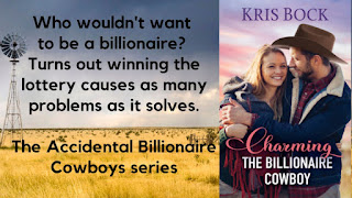 Who wouldn't want to be a billionaire? One Texas ranching family learns the pitfalls in the Accidental Billionaire Cowboys series: #Cowboys #Romance #ContemporaryRomance #ReadzTule #BookTwitter #BookBuzz trbr.io/mhbXVS4 via @Kris_Bock