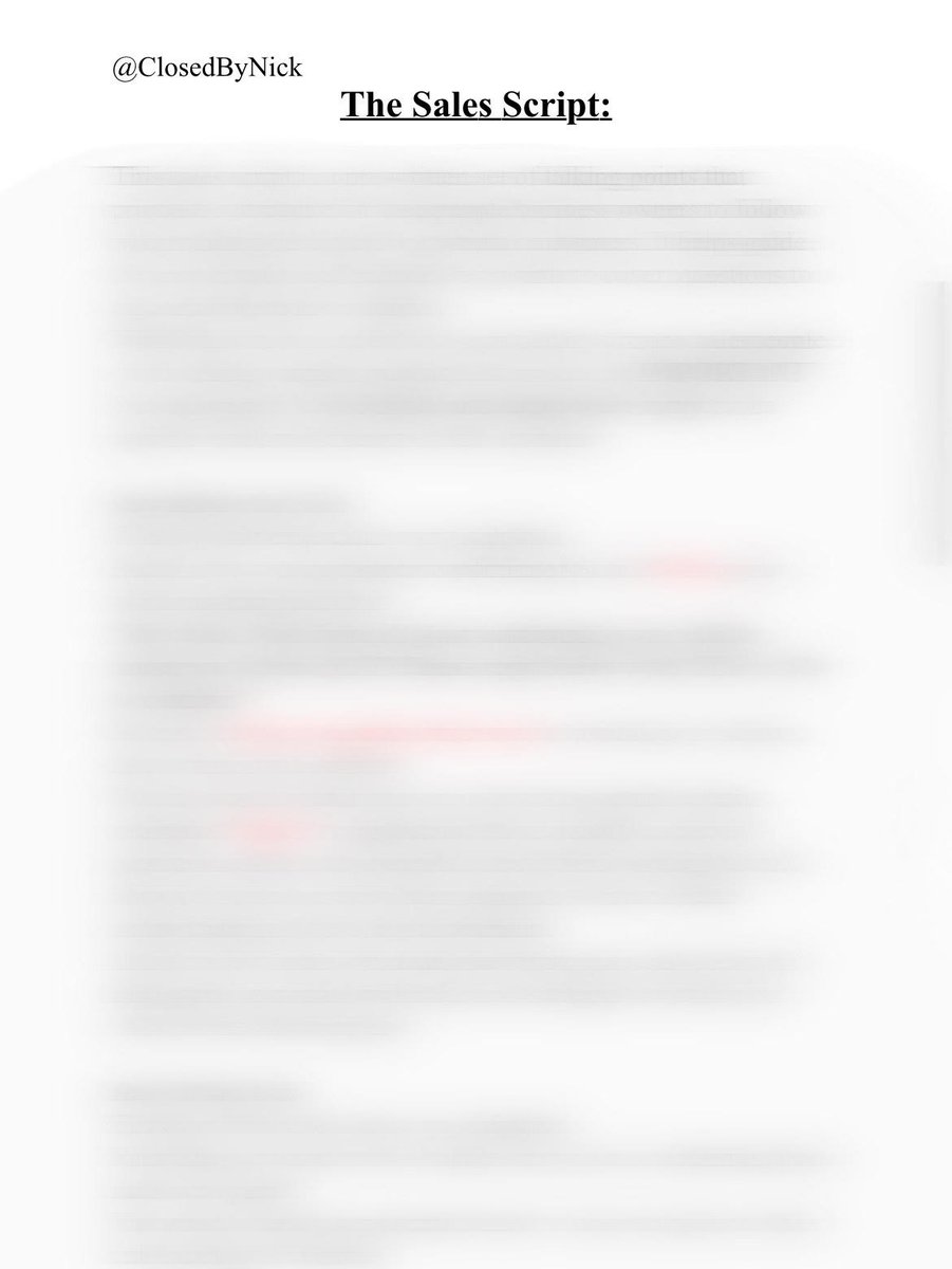 Business owners, or salespeople! 📲

Looking for a sales script?👍

Here is a script I have been using since i started!
*Objection handling
*Tips 
*Basic fundementals 

here it is for free!

 RT + comment "SALES" and i will DM it to you!
(Must be following)